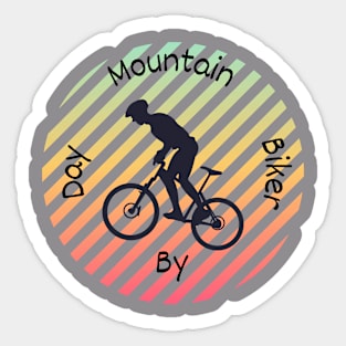 Mountain Biker Sticker